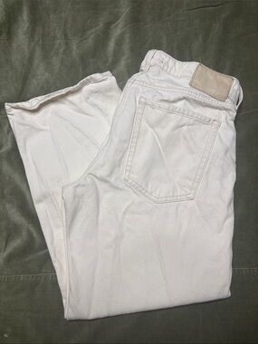 Banana Republic cream straight leg Jean